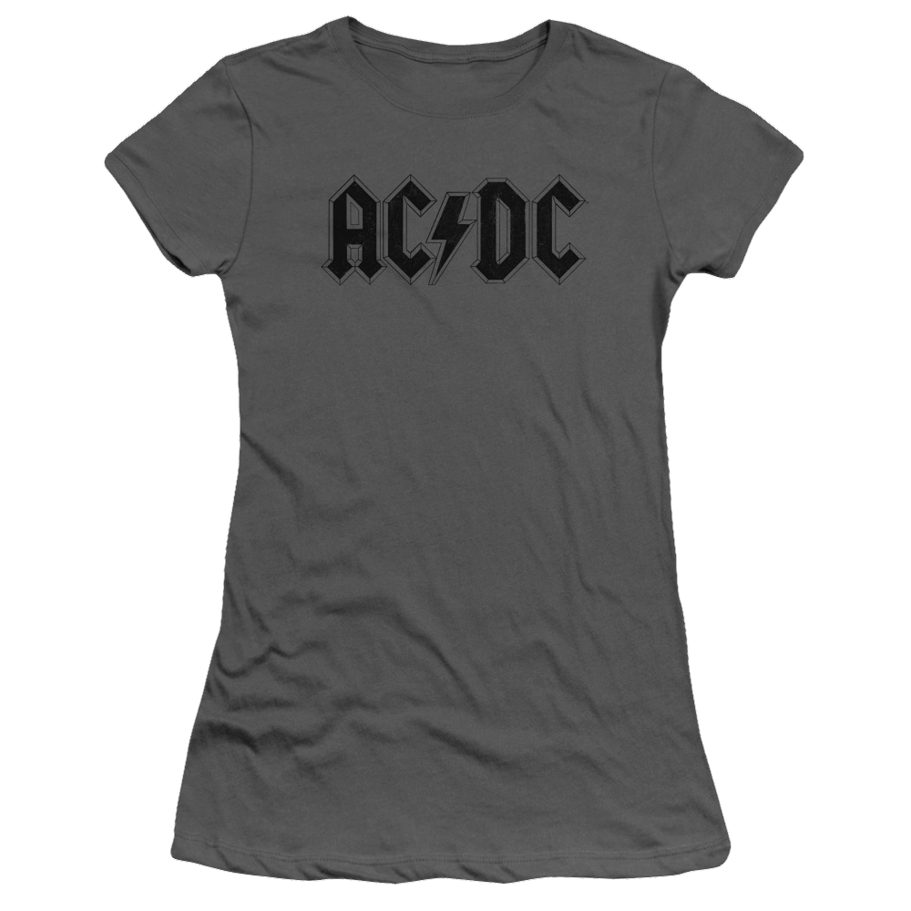 AC/DC Worn Logo - Juniors T-Shirt Hoodie, Sweatshirt | CiraTrend.com