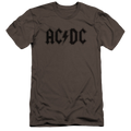 AC/DC Worn Logo - Men's Premium Slim Fit T-Shirt Hoodie, Sweatshirt | CiraTrend.com
