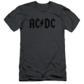AC/DC Worn Logo - Men's Slim Fit T-Shirt Hoodie, Sweatshirt | CiraTrend.com