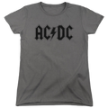 AC/DC Worn Logo - Women's T-Shirt Hoodie, Sweatshirt | CiraTrend.com