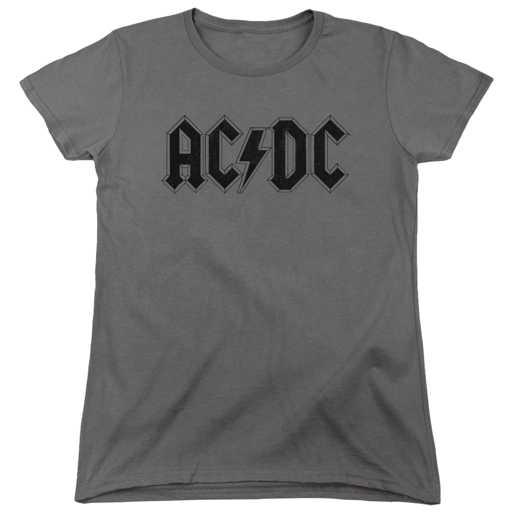 AC/DC Worn Logo - Women's T-Shirt Hoodie, Sweatshirt | CiraTrend.com