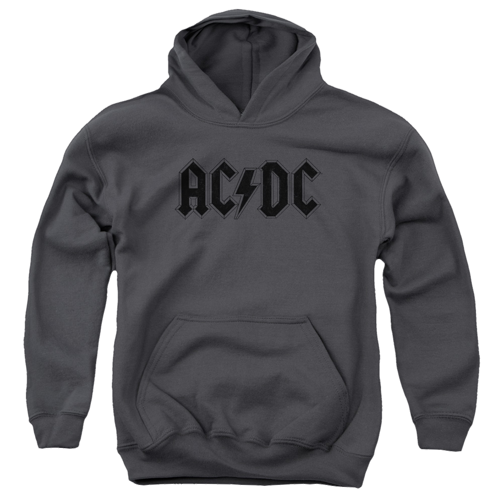 AC/DC Worn Logo - Youth Hoodie (Ages 8-12) T-Shirts, Sweatshirt | CiraTrend.com