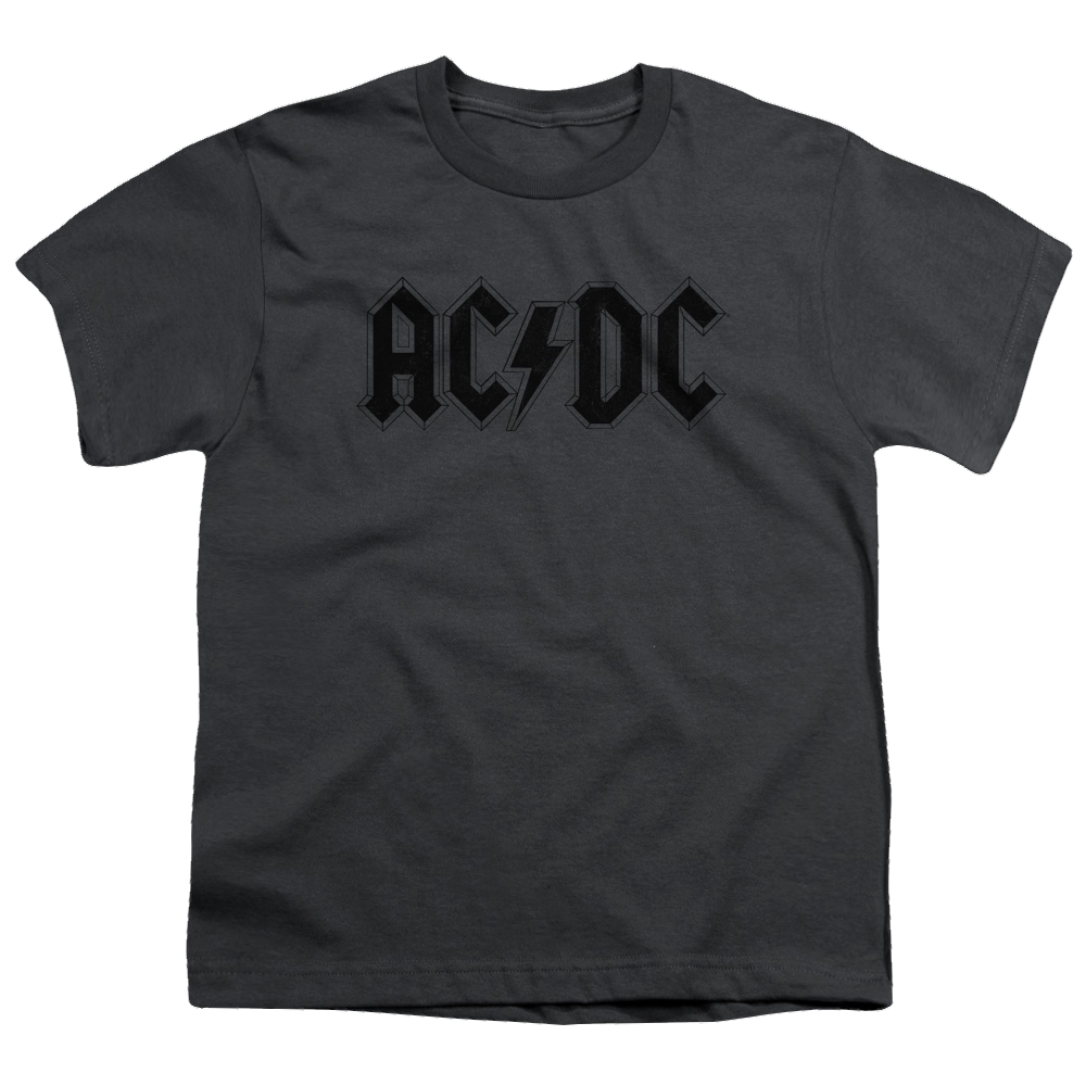 AC/DC Worn Logo - Youth T-Shirt (Ages 8-12) Hoodie, Sweatshirt | CiraTrend.com