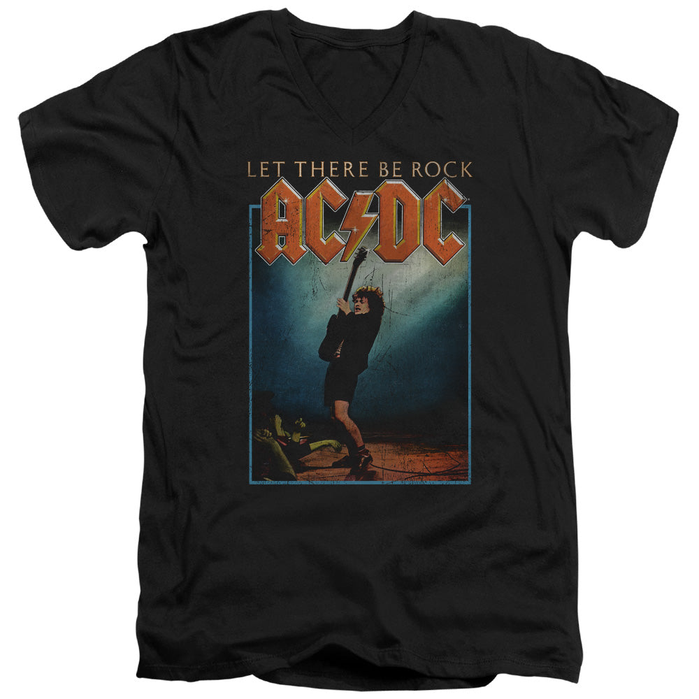 AC DC Let There Be Rock Slim Fit Black T-Shirts, Hoodie, Sweatshirt