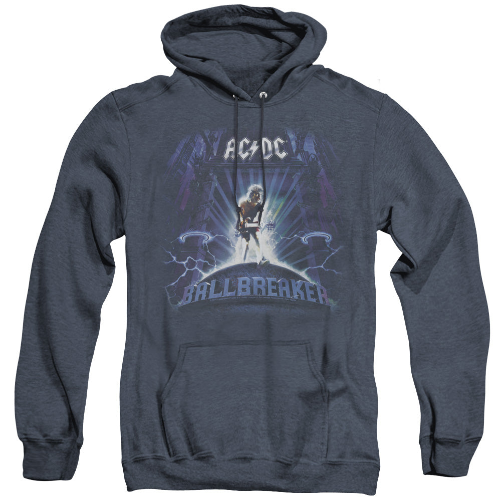 ACDC Ballbreaker Mens Heather Hoodie Navy T-Shirts, Sweatshirt | CiraTrend.com (Image 1)