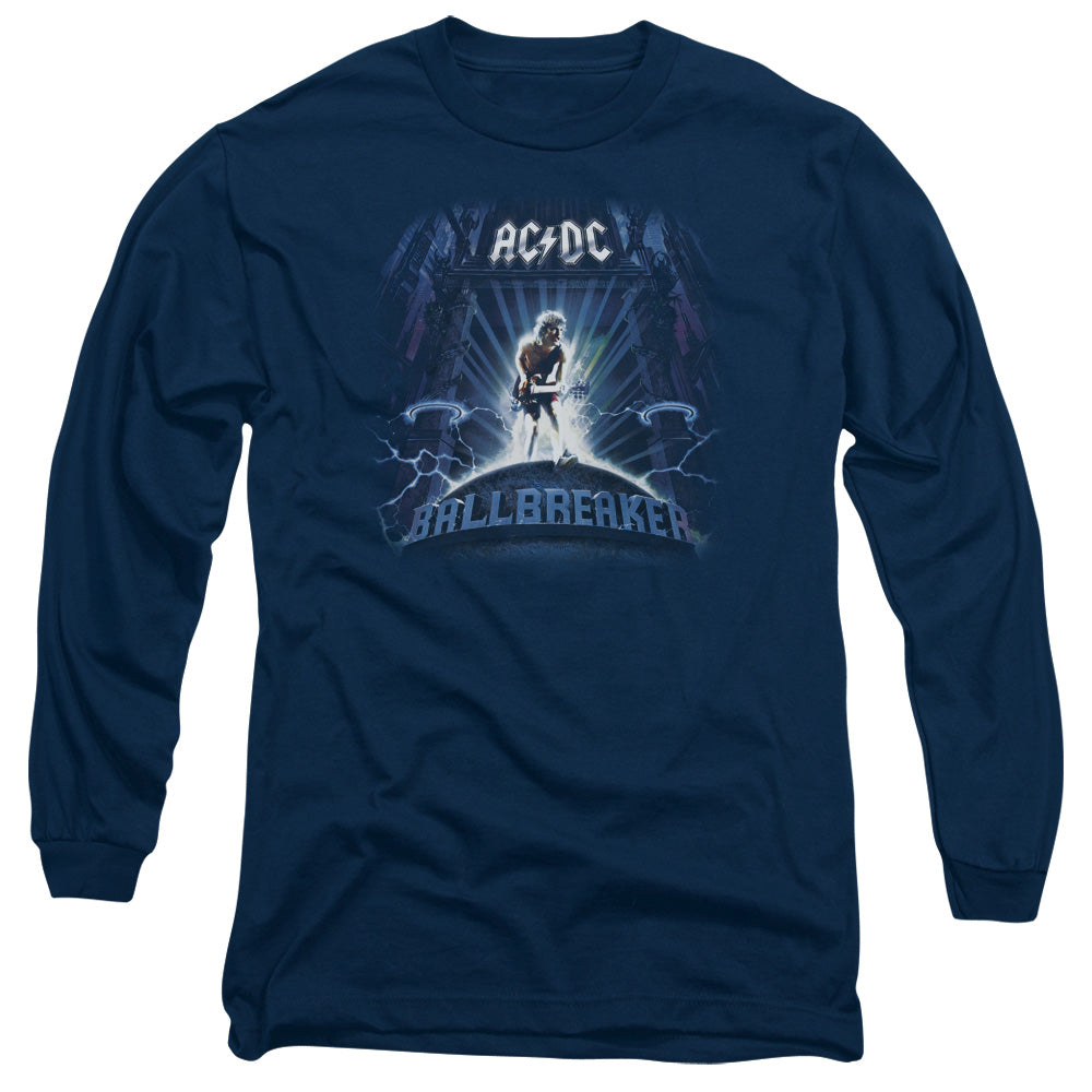 ACDC Ballbreaker Mens Long Sleeve Shirt Navy Hoodie, Sweatshirt | CiraTrend.com (Image 1)