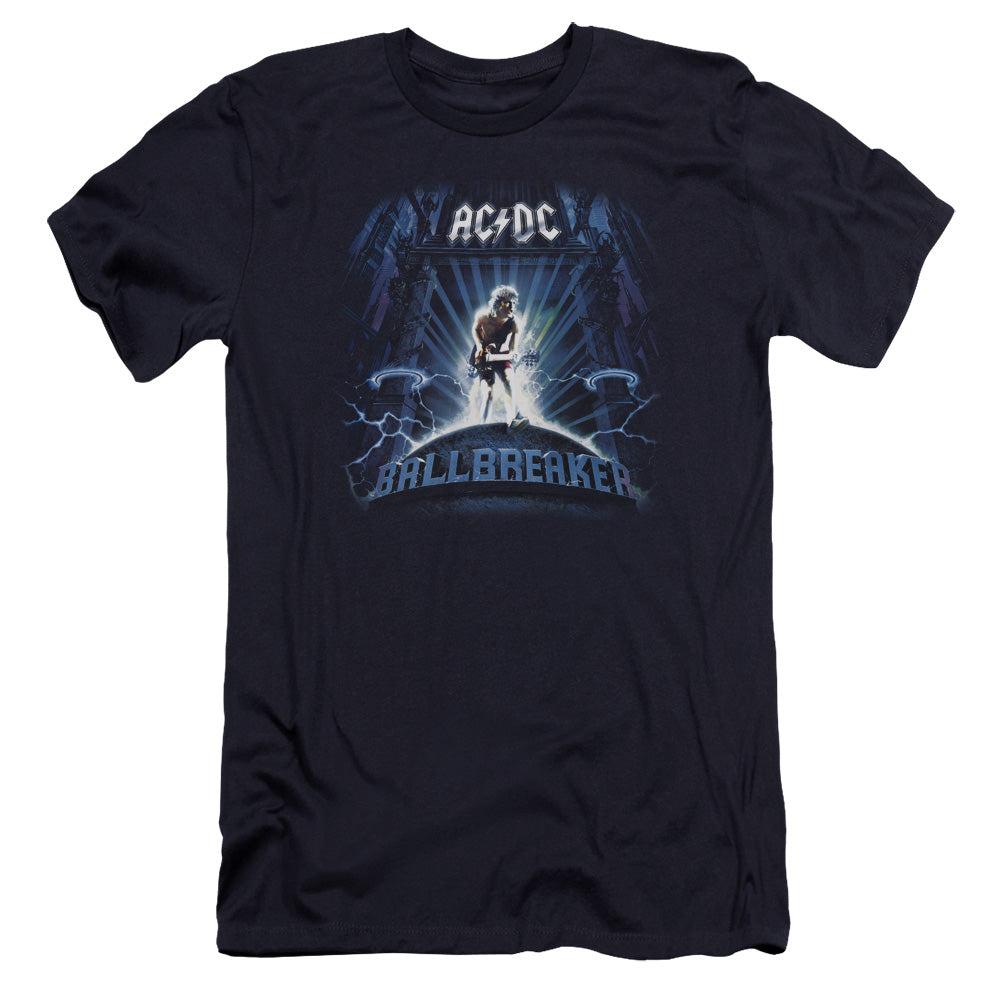ACDC Ballbreaker Premium Bella Canvas Slim Fit Mens T Shirt Navy Hoodie, Sweatshirt | CiraTrend.com (Image 1)