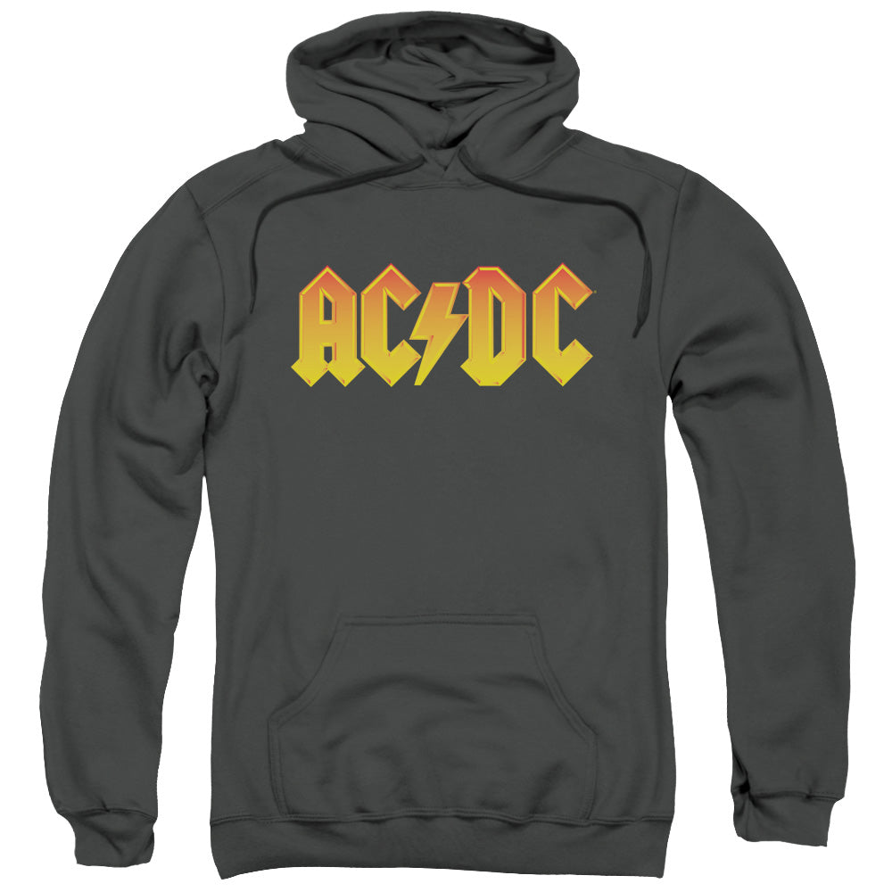 AC/DC Logo Mens Hoodie Charcoal T-Shirts, Sweatshirt | CiraTrend.com