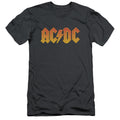 AC/DC Logo Slim Fit Mens T Shirt Charcoal Hoodie, Sweatshirt | CiraTrend.com