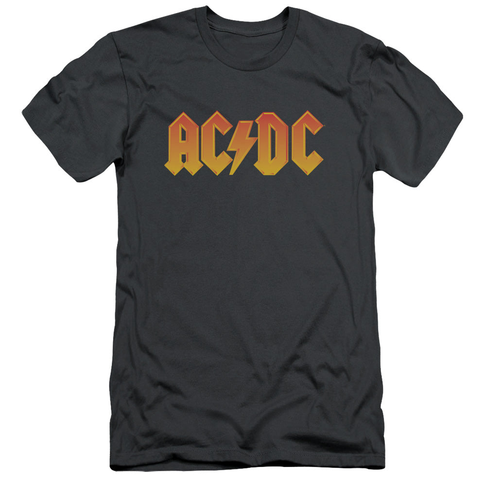 AC/DC Logo Slim Fit Mens T Shirt Charcoal Hoodie, Sweatshirt | CiraTrend.com