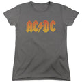 AC/DC Logo Womens T Shirt Charcoal Hoodie, Sweatshirt | CiraTrend.com