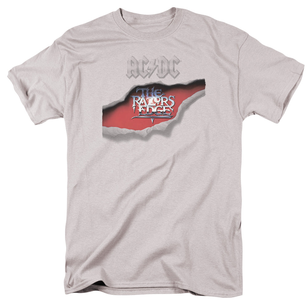 AC/DC Razors Edge Mens T Shirt Silver Hoodie, Sweatshirt | CiraTrend.com