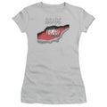 AC/DC Razors Edge Junior Sheer Cap Sleeve Womens T Shirt Silver Hoodie, Sweatshirt | CiraTrend.com
