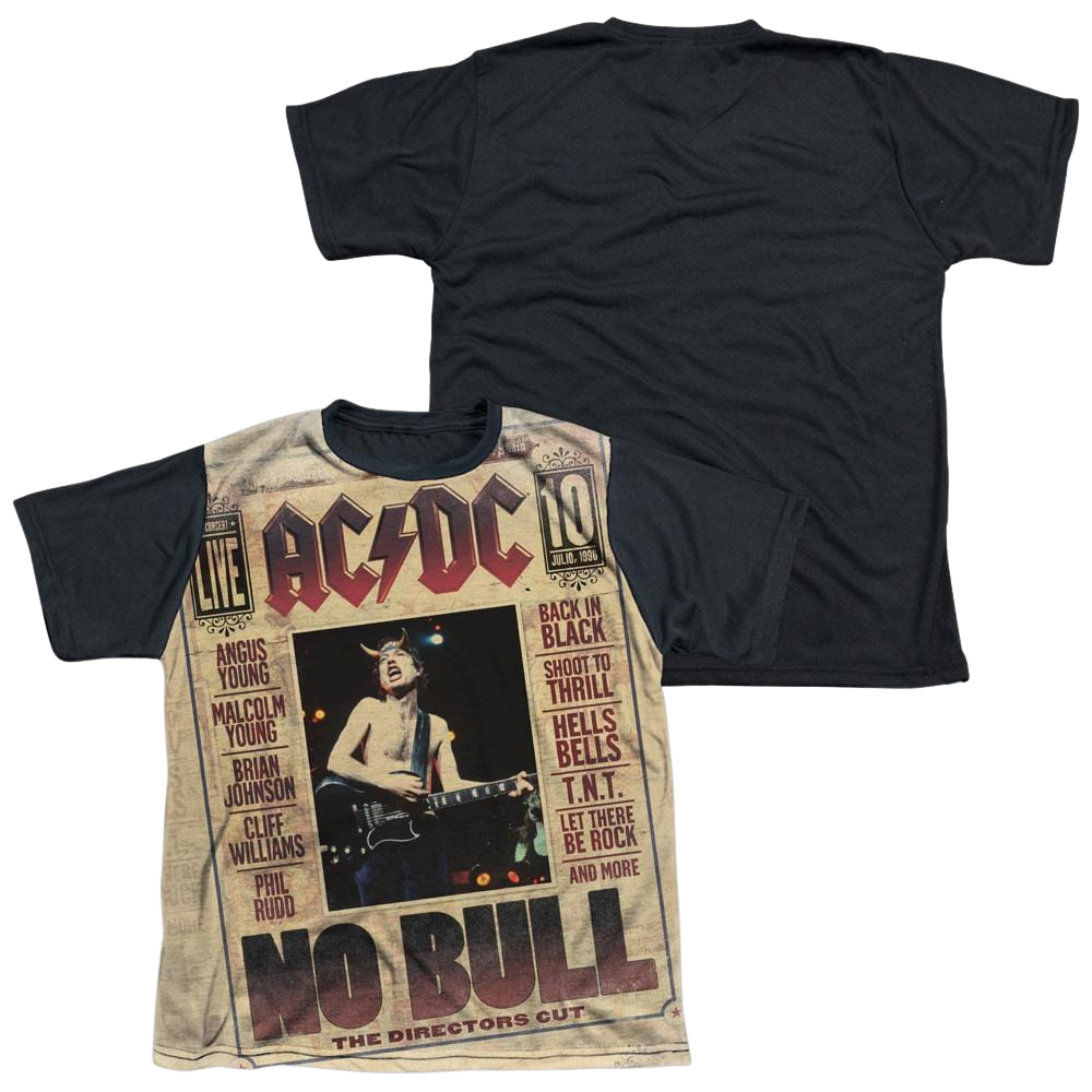 AC/DC No Bull - Youth Black Back T-Shirt (Ages 8-12) Hoodie, Sweatshirt | CiraTrend.com