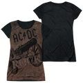 AC/DC We Salute You - Juniors Black Back T-Shirt Hoodie, Sweatshirt | CiraTrend.com