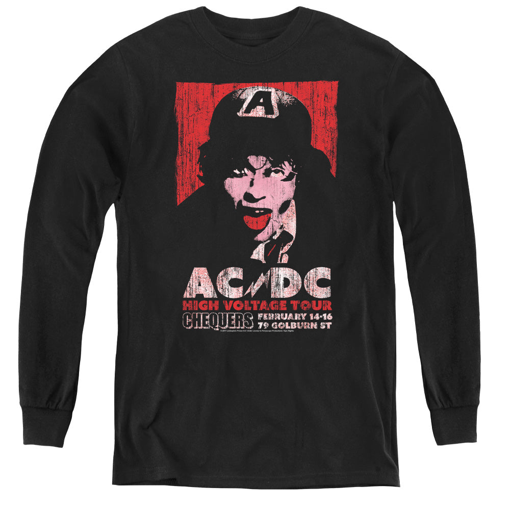 AC/DC High Voltage Live 1975 Long Sleeve Kids Youth T Shirt Black Hoodie, Sweatshirt | CiraTrend.com