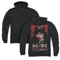 AC/DC High Voltage Live 1975 Back Print Zipper Mens Hoodie Black T-Shirts, Sweatshirt | CiraTrend.com (Image 1)