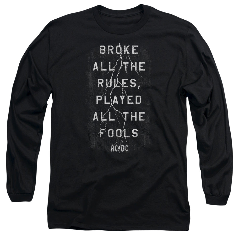 ACDC Struck Mens Long Sleeve Shirt Black Hoodie, Sweatshirt | CiraTrend.com (Image 1)