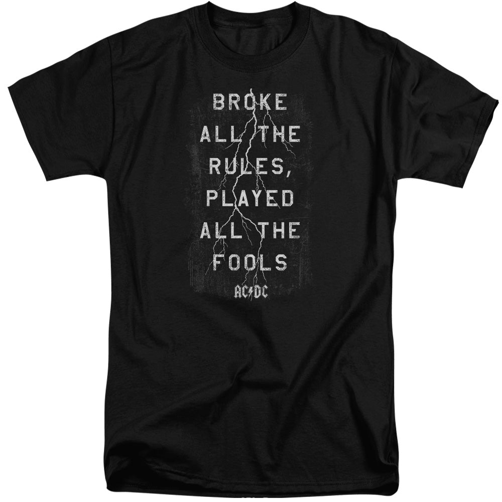 ACDC Struck Mens Tall T Shirt Black Hoodie, Sweatshirt | CiraTrend.com