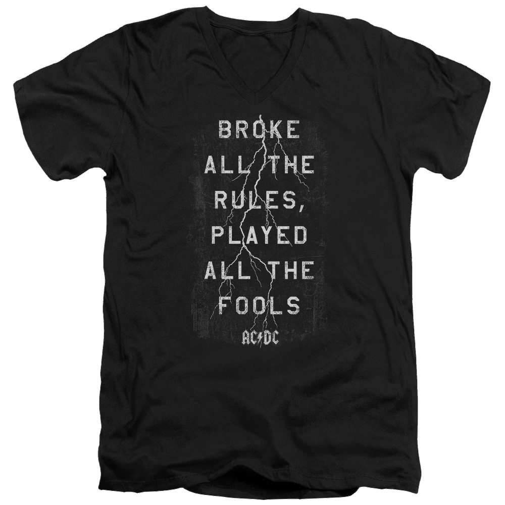 AC/DC Struck - Men's V-Neck T-Shirt Hoodie, Sweatshirt | CiraTrend.com