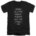 AC/DC Struck Mens Slim Fit V-Neck T Shirt Black Hoodie, Sweatshirt | CiraTrend.com
