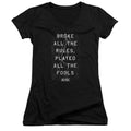 AC DC Struck Junior Sheer Cap Sleeve Black T-Shirts, Hoodie, Sweatshirt