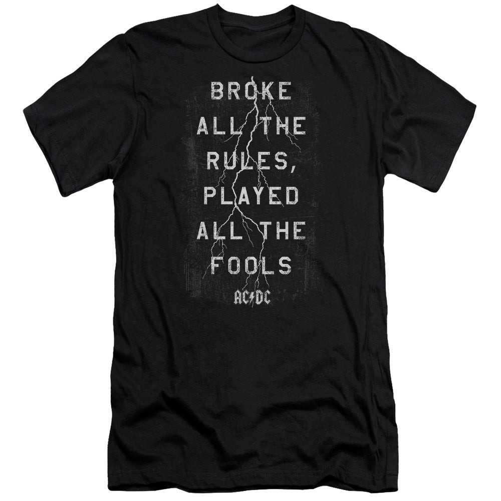 AC/DC Struck Slim Fit Mens T Shirt Black Hoodie, Sweatshirt | CiraTrend.com