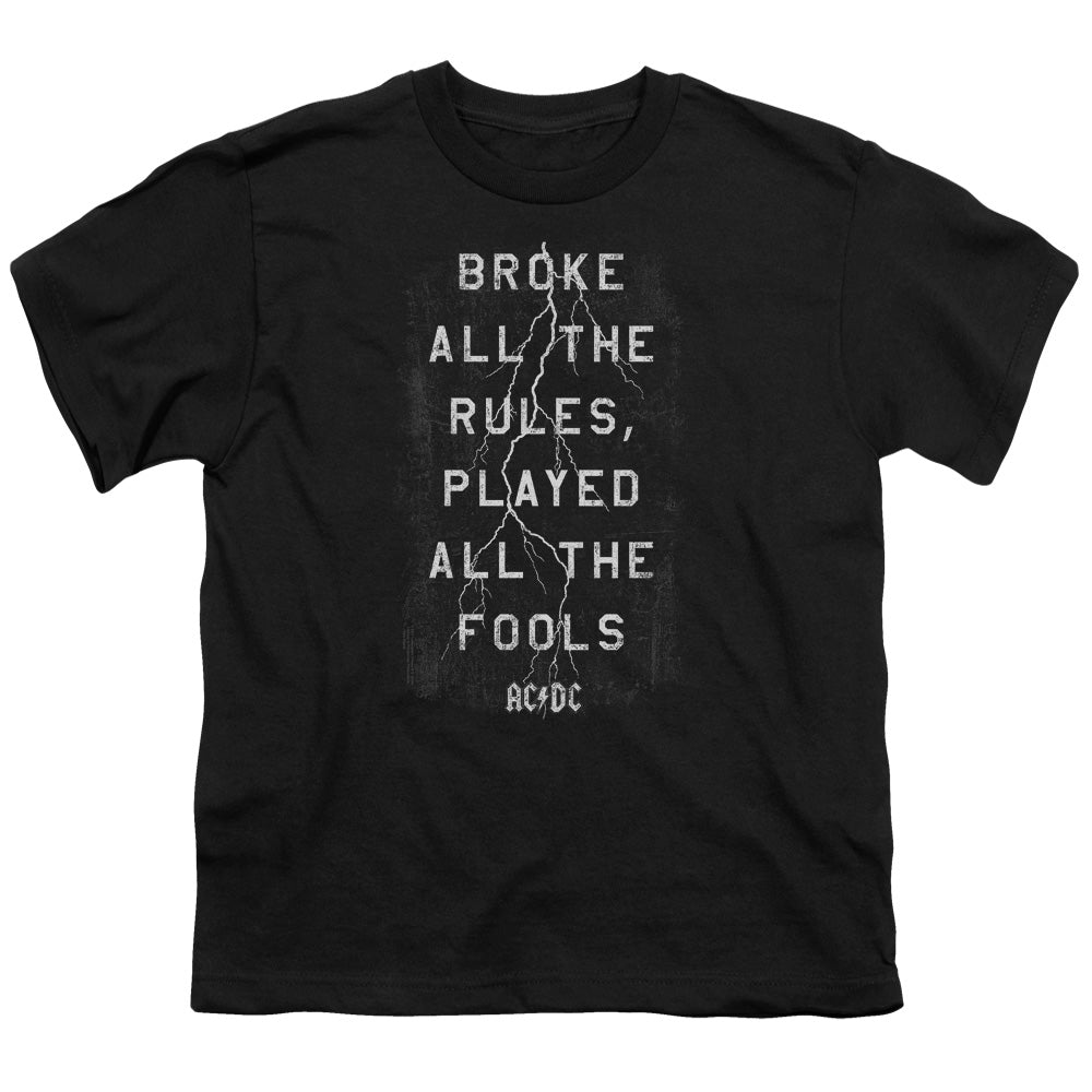 AC/DC Struck Kids Youth T Shirt Black Hoodie, Sweatshirt | CiraTrend.com