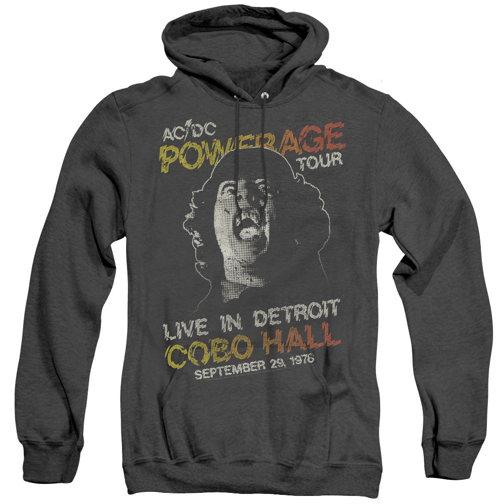 AC/DC Powerage Tour Heather Mens Hoodie Black T-Shirts, Sweatshirt | CiraTrend.com