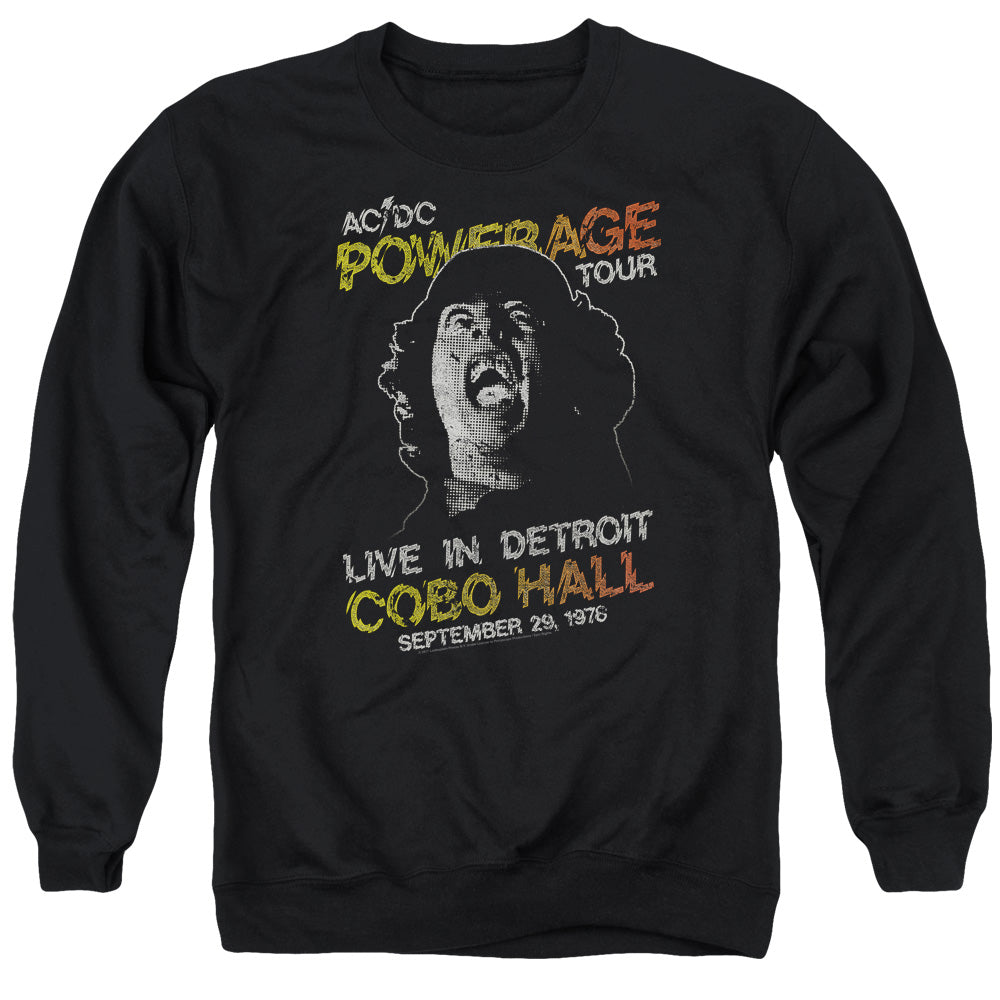 AC/DC Powerage Tour Mens Crewneck Sweatshirt Black T-Shirts, Hoodie | CiraTrend.com