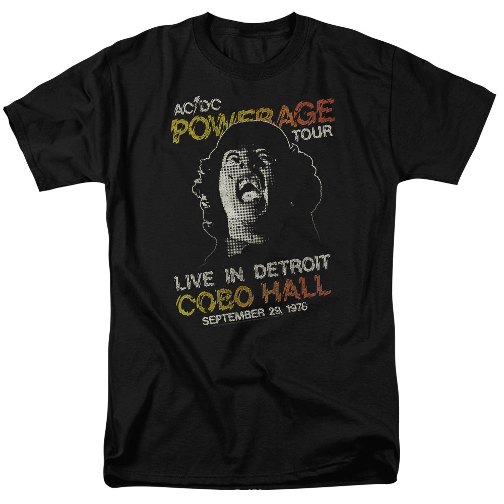 AC/DC Powerage Tour Mens T Shirt Black Hoodie, Sweatshirt | CiraTrend.com