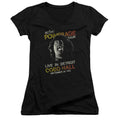 AC/DC Powerage Tour Junior Sheer Cap Sleeve V-Neck Womens T Shirt Black Hoodie, Sweatshirt | CiraTrend.com