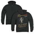 AC/DC Powerage Tour Back Print Zipper Mens Hoodie Black T-Shirts, Sweatshirt | CiraTrend.com (Image 1)
