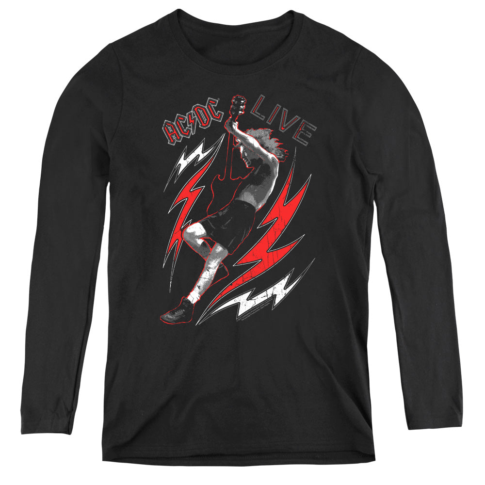 AC/DC Live Womens Long Sleeve Shirt Black Hoodie, Sweatshirt | CiraTrend.com