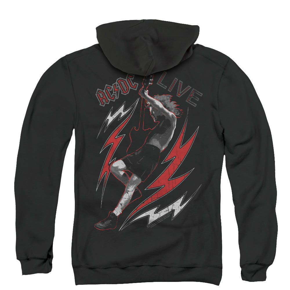 AC/DC Live Back Print Zipper Mens Hoodie Black T-Shirts, Sweatshirt | CiraTrend.com (Image 3)