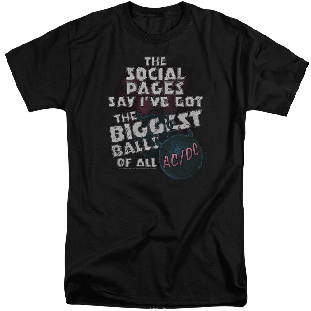 ACDC Big Balls Mens Tall T Shirt Black Hoodie, Sweatshirt | CiraTrend.com