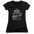 AC/DC Big Balls Junior Sheer Cap Sleeve V-Neck Womens T Shirt Black Hoodie, Sweatshirt | CiraTrend.com