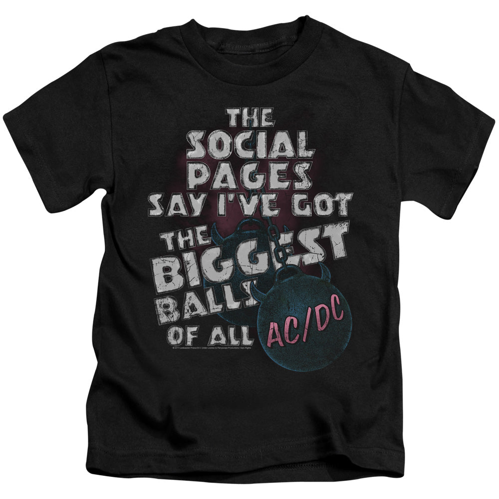 AC/DC Big Balls Juvenile Kids Youth T Shirt Black Hoodie, Sweatshirt | CiraTrend.com
