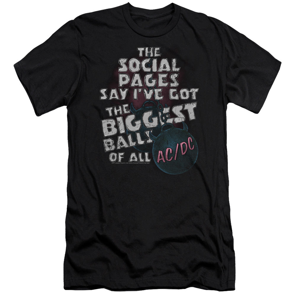 ACDC Big Balls Hbo Premium Bella Canvas Slim Fit Mens T Shirt Black Hoodie, Sweatshirt | CiraTrend.com (Image 2)