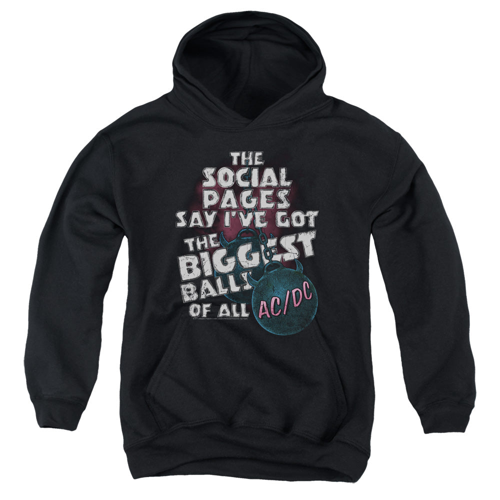 AC/DC Big Balls Kids Youth Hoodie Black T-Shirts, Sweatshirt | CiraTrend.com