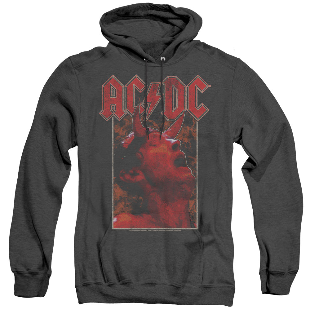 ACDC Horns Mens Heather Hoodie Black T-Shirts, Sweatshirt | CiraTrend.com (Image 1)