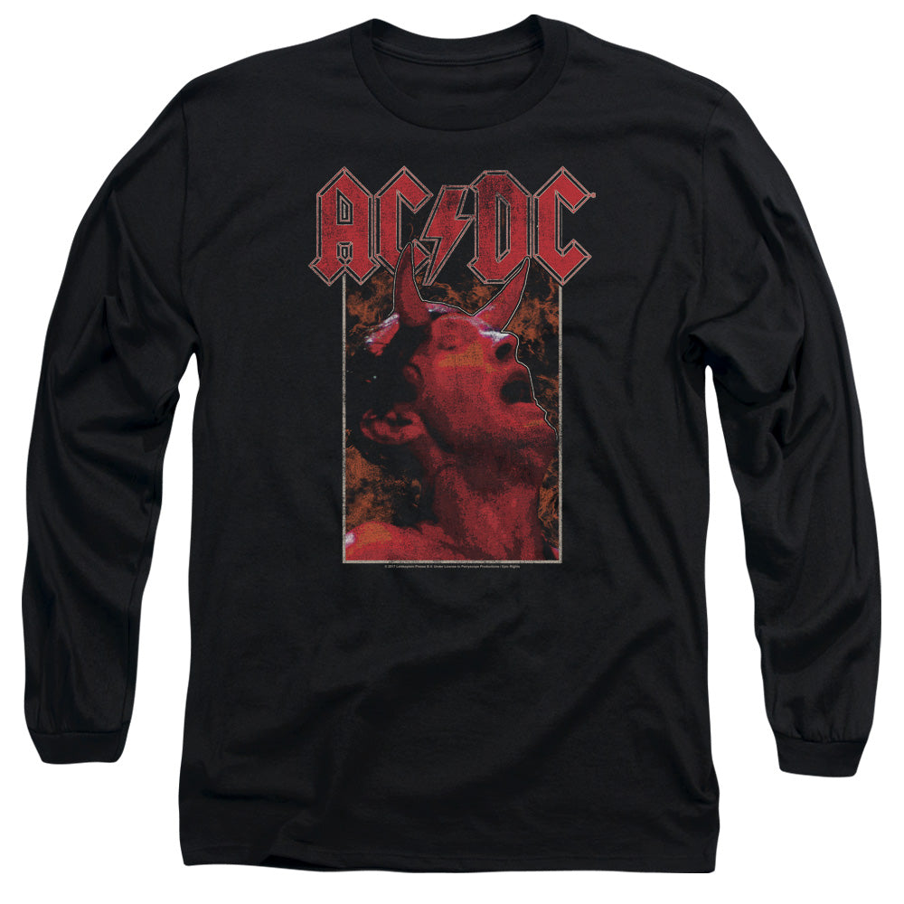 ACDC Horns Mens Long Sleeve Shirt Black Hoodie, Sweatshirt | CiraTrend.com (Image 2)