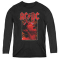 AC/DC Horns Womens Long Sleeve Shirt Black Hoodie, Sweatshirt | CiraTrend.com