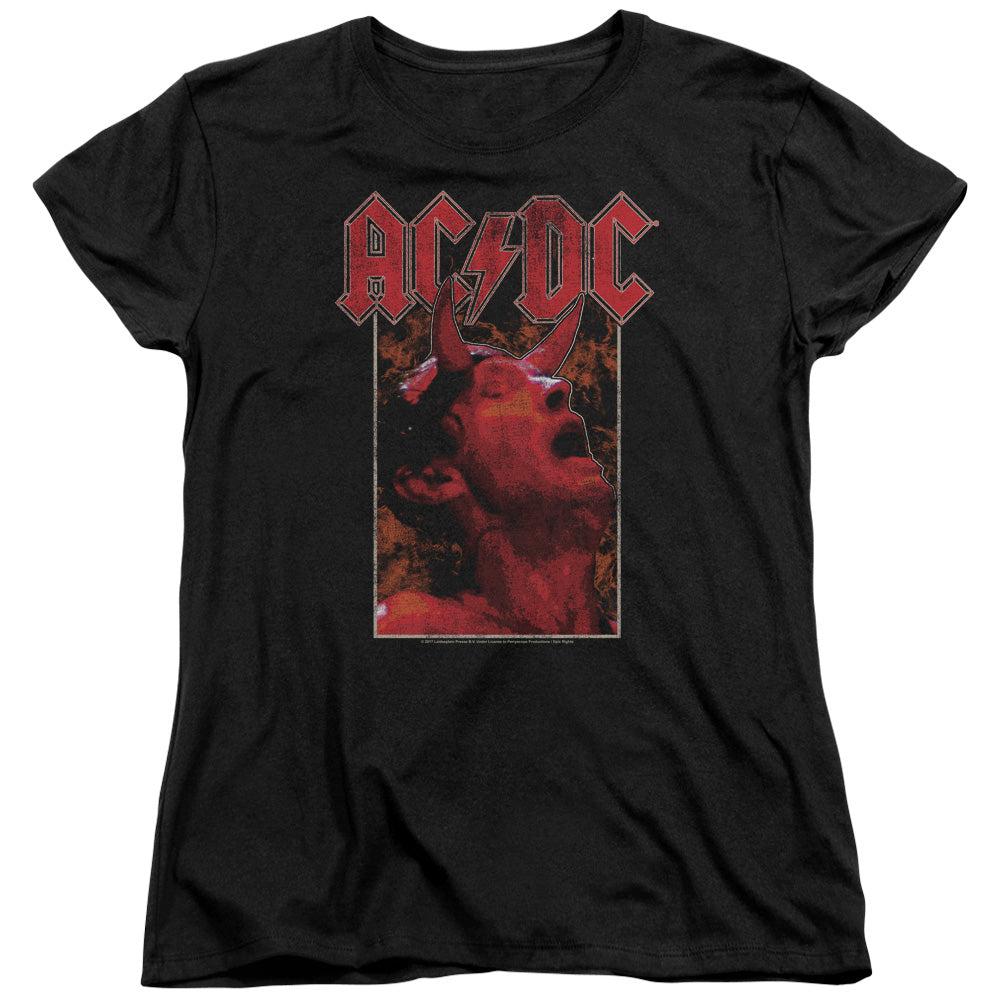 AC/DC Horns Womens T Shirt Black Hoodie, Sweatshirt | CiraTrend.com