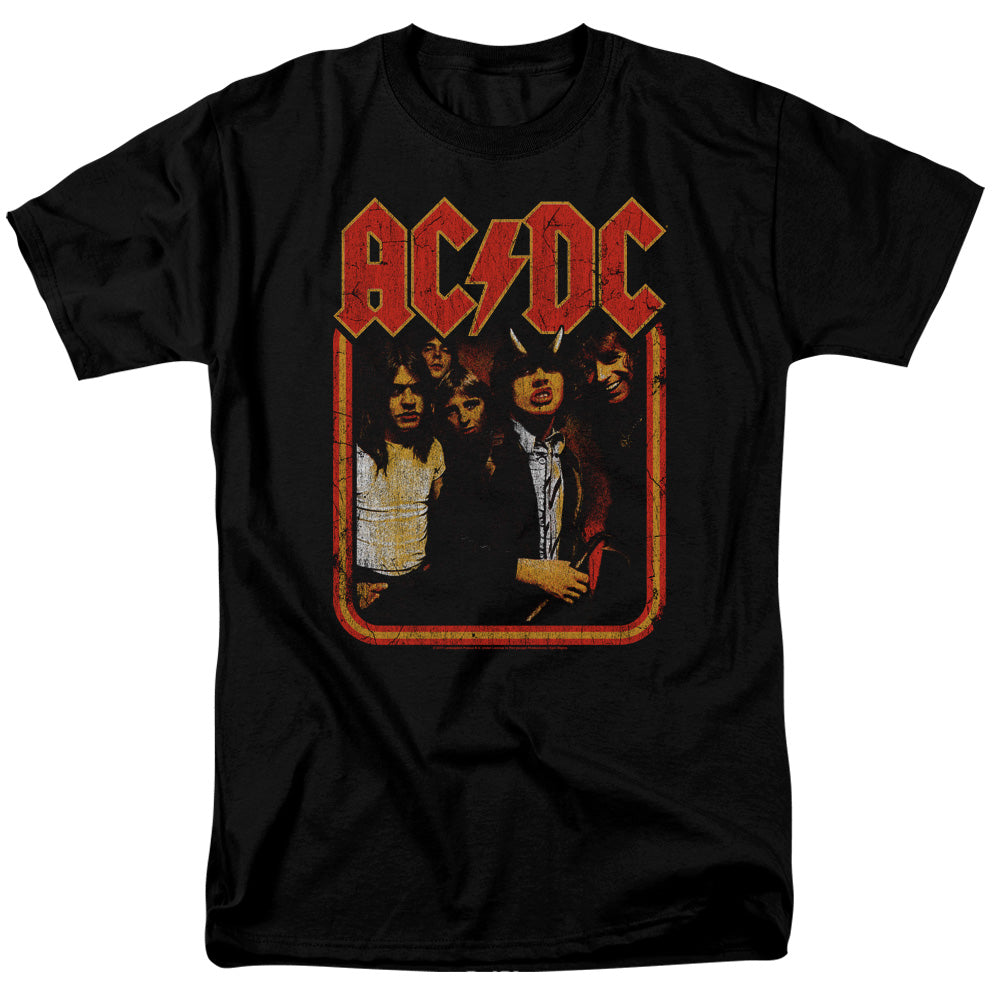 AC/DC Group Distressed Mens T Shirt Black Hoodie, Sweatshirt | CiraTrend.com