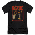 AC/DC Group Distressed Slim Fit Mens T Shirt Black Hoodie, Sweatshirt | CiraTrend.com