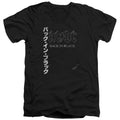 AC/DC Back In The Day Kanji Mens Slim Fit V-Neck T Shirt Black Hoodie, Sweatshirt | CiraTrend.com