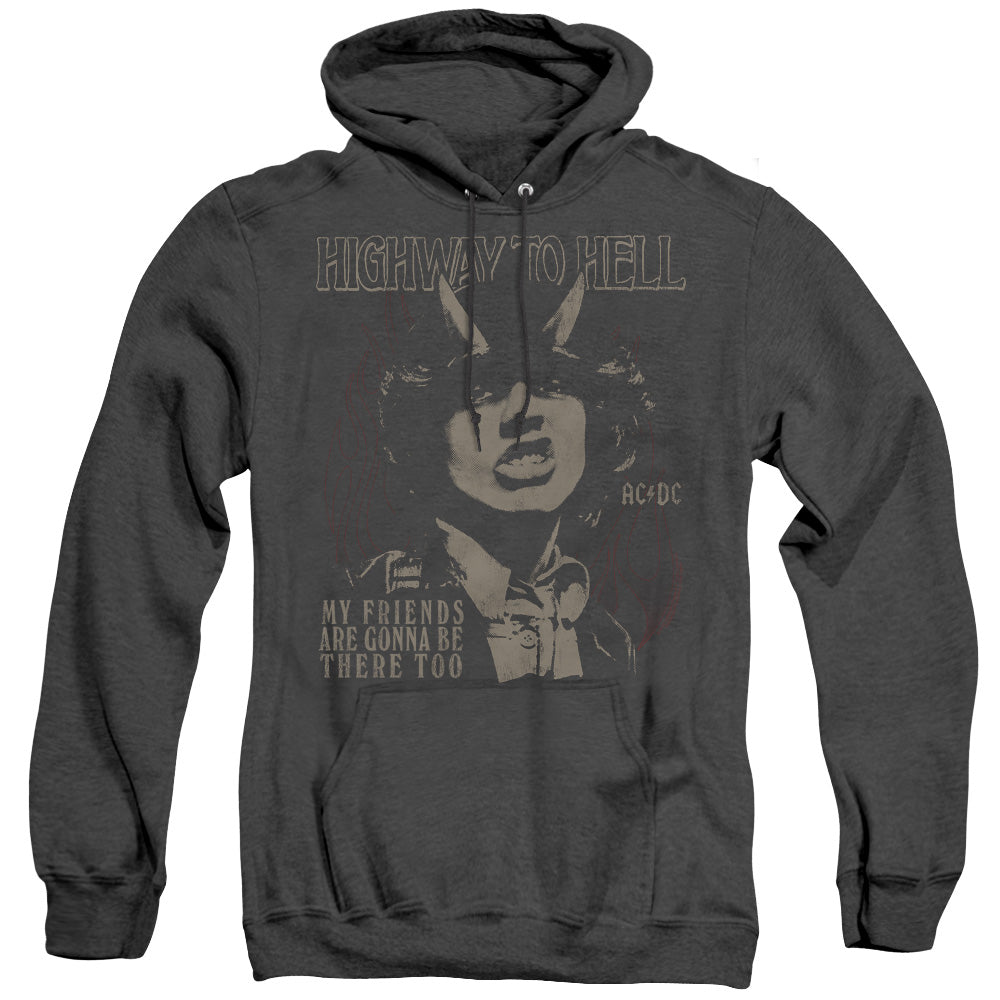 ACDC My Friends Mens Heather Hoodie Black T-Shirts, Sweatshirt | CiraTrend.com (Image 3)