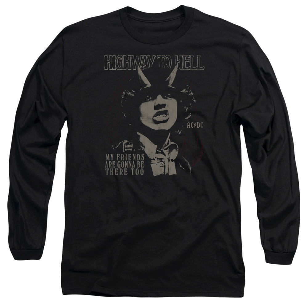 AC/DC My Friends Mens Long Sleeve Shirt Black Hoodie, Sweatshirt | CiraTrend.com
