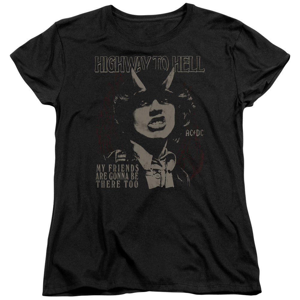 AC/DC My Friends Womens T Shirt Black Hoodie, Sweatshirt | CiraTrend.com